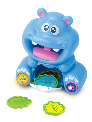 Little Learner Counting Hippo Bilingual - Feed and Count Leaves