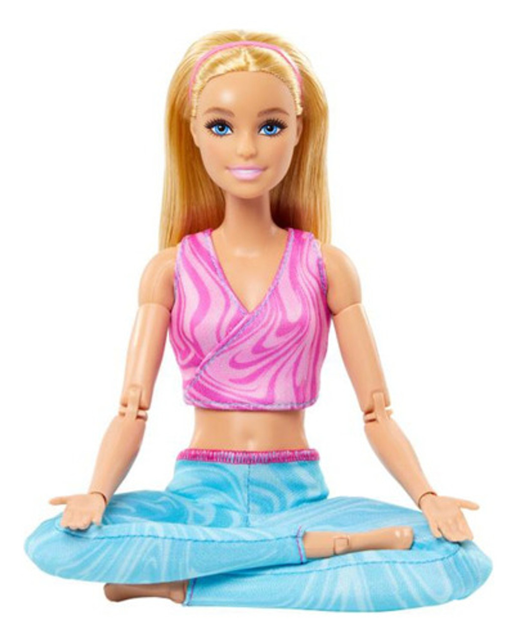 Barbie Made To Move Yoga Blonde Doll New Edition