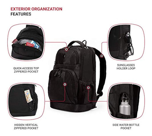 SwissGear 5698 Laptop Backpack, Black, 17 Inch SwissGear 5698 Laptop Backpack, Black, 17 Inch