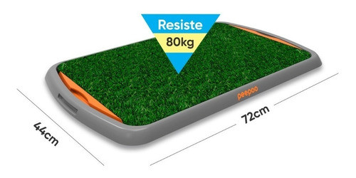 Peepoo Premium Synthetic Grass Tray - Main Image