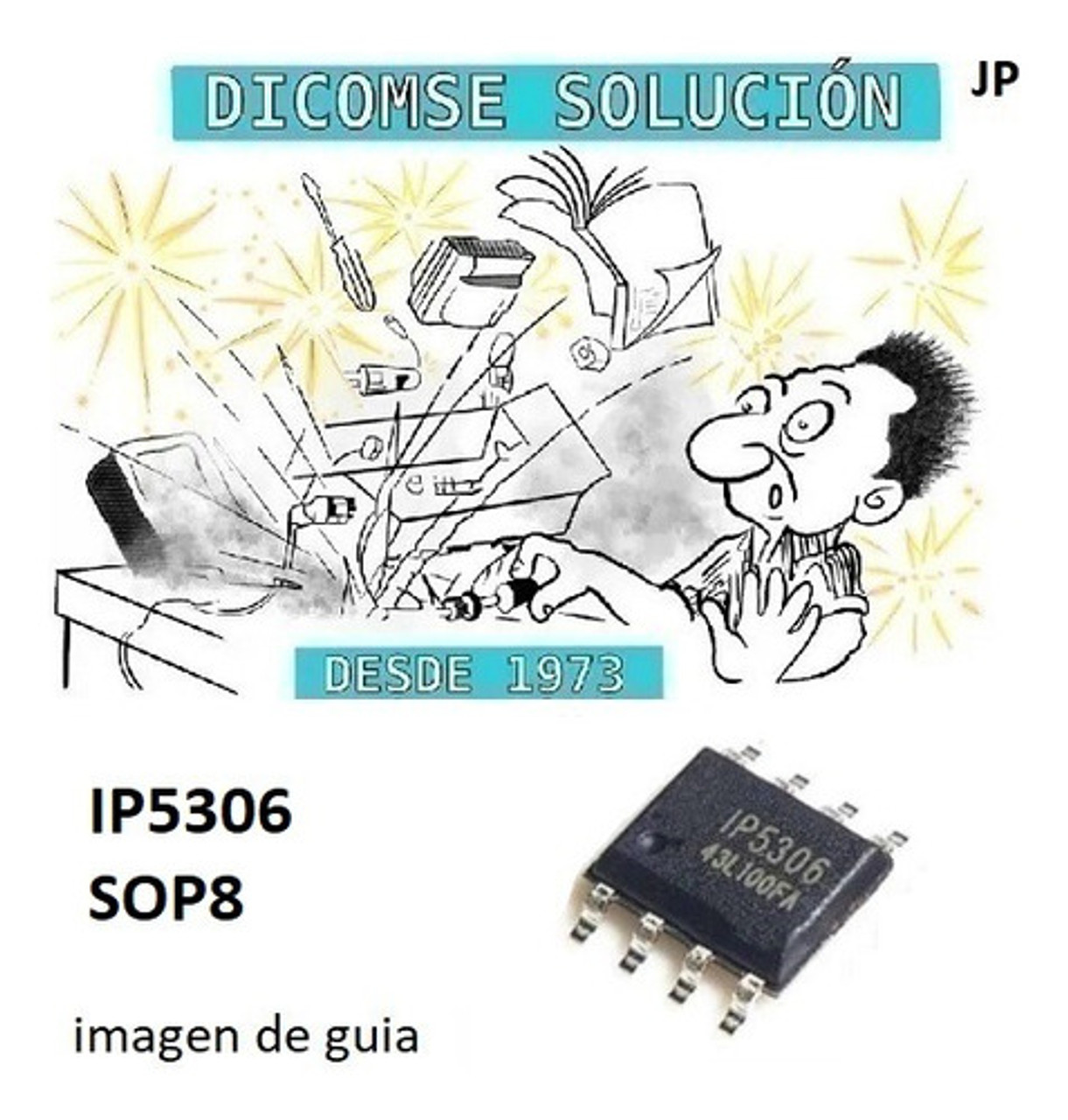 5pcs/lot IP5306 IP5303 IP5305 IP2312 IP3005A IP6505 IP6505T SOP 8 In - Foto 3