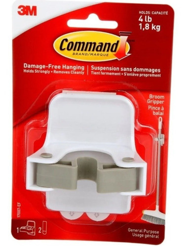 3M Command Hanging Hook for Broom – Damage-Free Adhesive