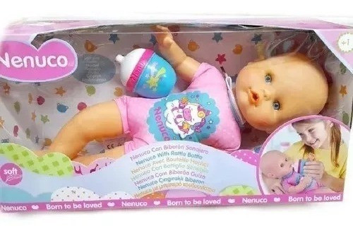 Nenuco Doll Biberon Magique Nenuco Nenuco Baby Doll With Bottle Rattle