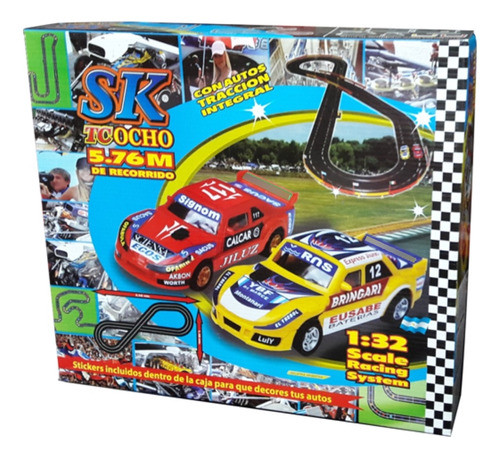 Autos Scalextric SK Pista De Autos Scalextric Ocho Circuito De Tc