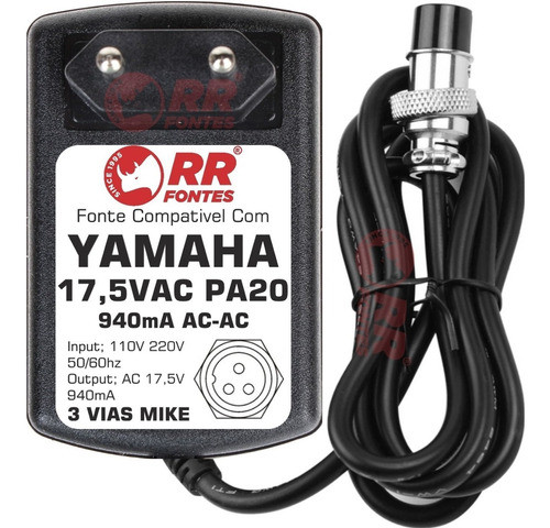 Yamaha AC Power Supply for Mixer PA20, MG124, MW12CX, N8