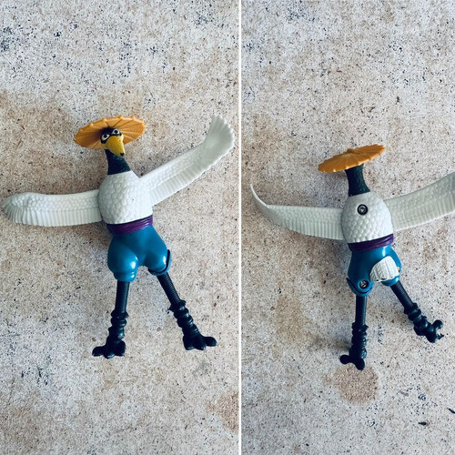 Kung Fu Panda Pajaro Muñeco Grulla McDonald's 20081