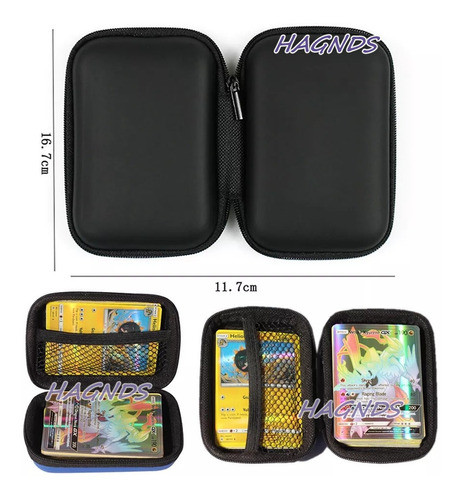 HAGNDS Hard Case for Pokmon Cards + 100 New Cards HAGNDS Hard Case for Pokmon Cards + 100 New Cards