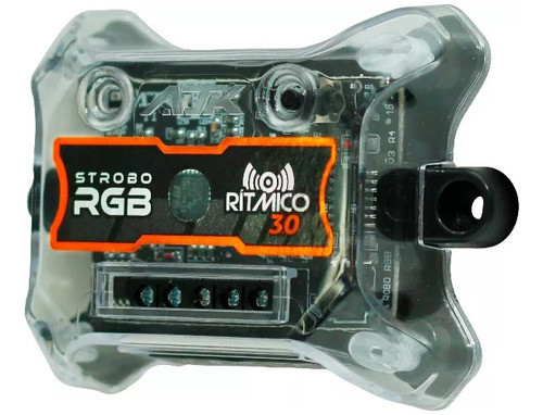 AJK Led Strobo Ritmico 3.0 RGB 4 Led 6W with Remote Control