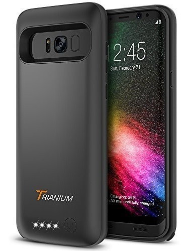 Trianium Galaxy S8 Battery Case, Atomic Pro S8 Charging Battery Pack