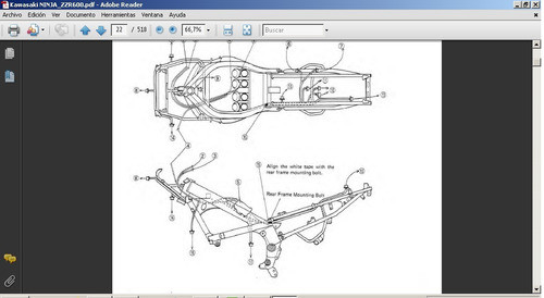 Kawasaki Ninja ZZR 600 500 ZX-6 Service and Repair Manual