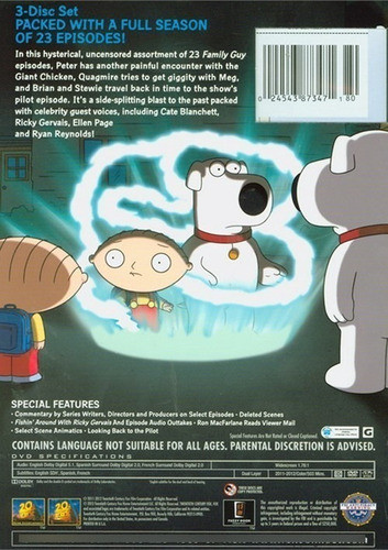 DVD Family Guy Volume 11 / Padre De Familia Temporada 10