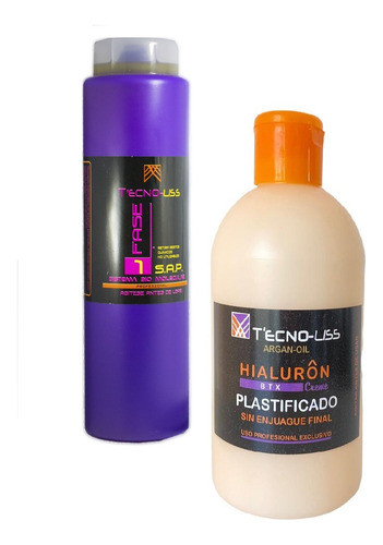 Tecno Liss Hair Treatment Smoothing Effect Plastified Kit