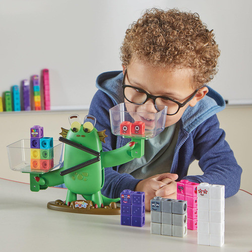 Hand2mind Numberblocks Blockzee Activity Set with 61 MathLink Cubes