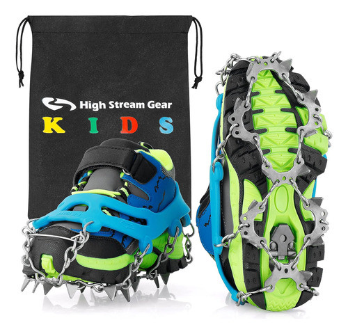 High Stream Gear Kids Ice Cleats Snow Crampons For Hiking Boots