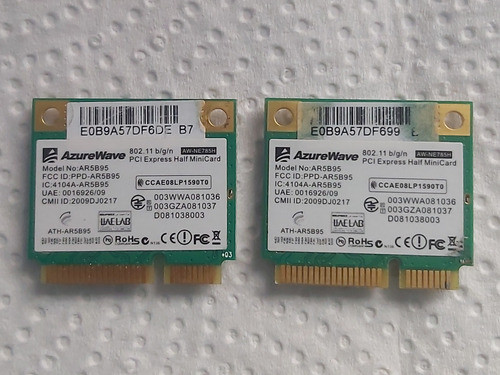Lote Stock De Fichas Wifi Wireless Atheros AR5BXB63 Tarjeta Lote Stock De Fichas Wifi Wireless Atheros AR5BXB63 Tarjeta