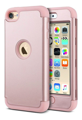 ULAK iPod Touch 7th Generation Case, iPod Touch Case, Rose Gold