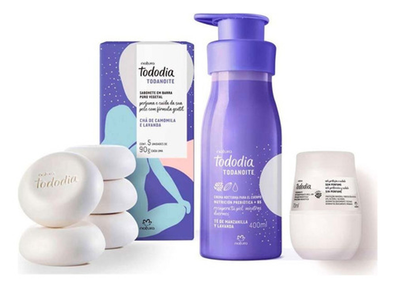 natura Tododia Todanoite セット Kit Tododia Todanoite com Hidratante e Body Splash (2 produtos)
