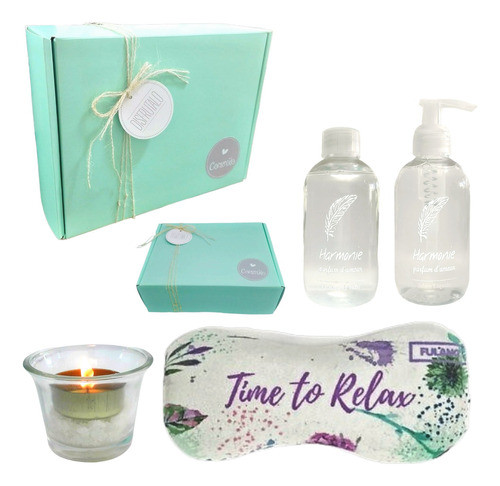Consentido Set Aroma Regalo Box Zen Jazmín Kit Relax Spa N45
