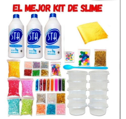 Sugar Splash Slime Factory Kit Stress Relief Playset with Over