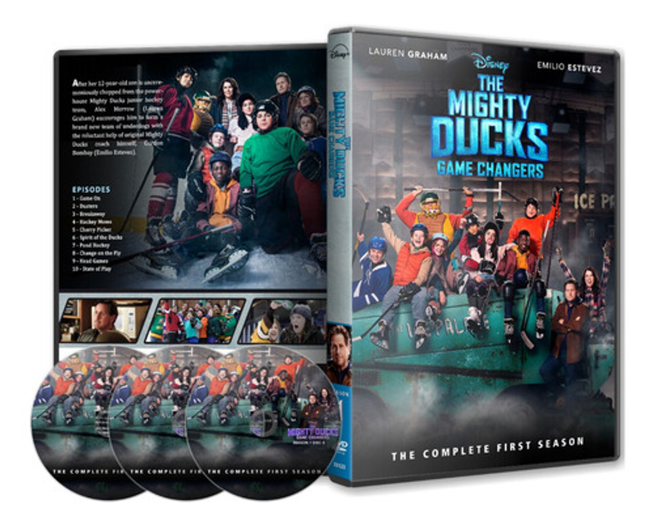 The Mighty Ducks Series on Complete DVD Collection Latino