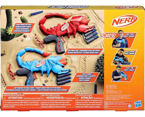 Hasbro Nerf Wild Venompack Dart Launchers with 20 Dart Blasters