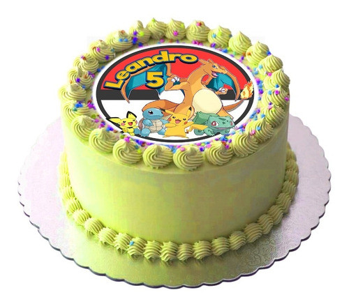 Wafer Paper Edible Sheets Pokémon Pikachu for Cakes