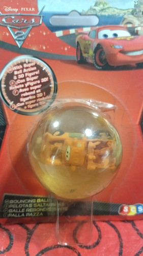 Disney Auto Cars Bouncing Rubber Ball - Main Image