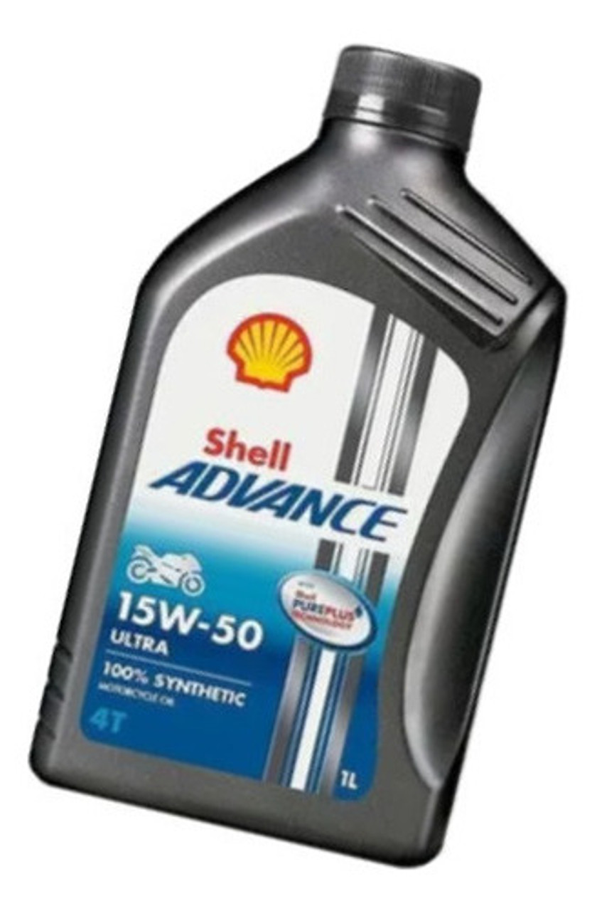 Shell Advance Ultra 4T 15W50 Synthetic Motorcycle Oil 1L