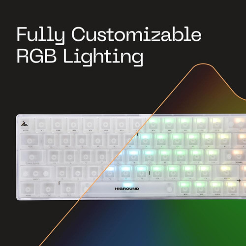 Higround Crystal Opal Basecamp 65% Mechanical Gaming Keyboard