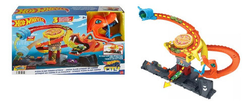 Hot Wheels City Pizza Slam Cobra Attack Htn81 Ub