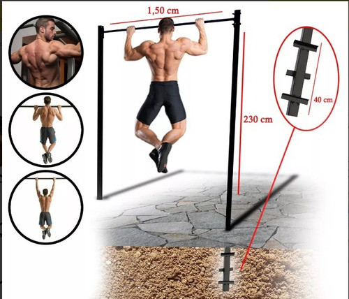 Pull Up Ejercicio Crossfit Muscular Woman Doing Pull Ups Exercise