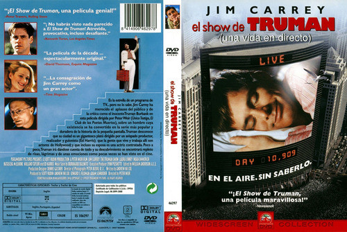 The Truman Show Jim Carrey DVD - Main Image
