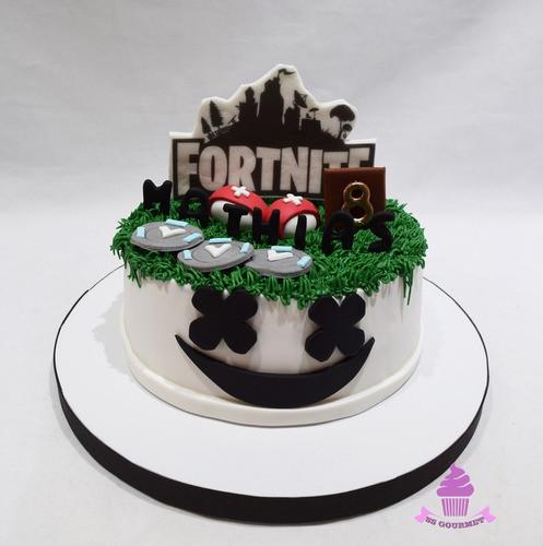 SS GOURMET Fortnite Themed Cake Marshmello