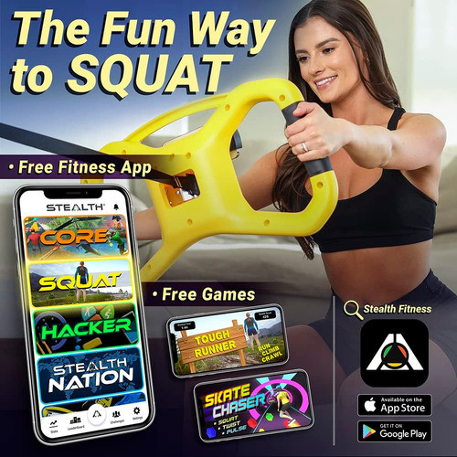 Stealth Squat Trainer Makes Fitness Fun!1