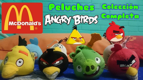 Angry Birds Plush Toys McDonald's 2015 Impeccable Condition!