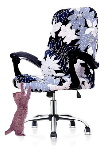 Deisy Dee Office Chair Covers for Stretching Swivel Chair