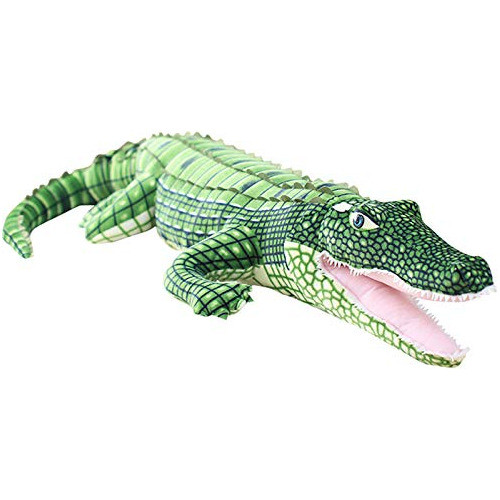 Mmttao Realistic 39-Inch Plush Crocodile