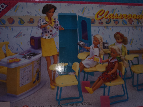Gloria School Teacher Playset for Barbie Dolls