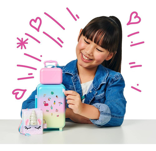Real Littles Unicorn Travel Pack with Toy Suitcase