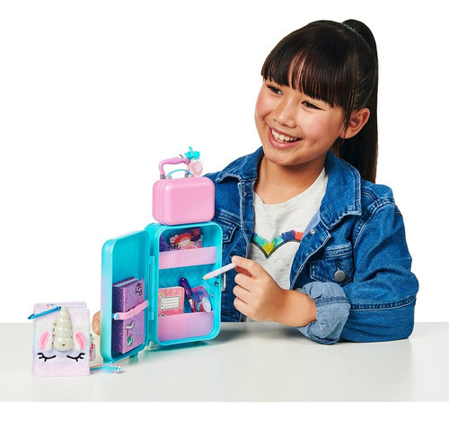 Real Littles Unicorn Travel Pack with Toy Suitcase