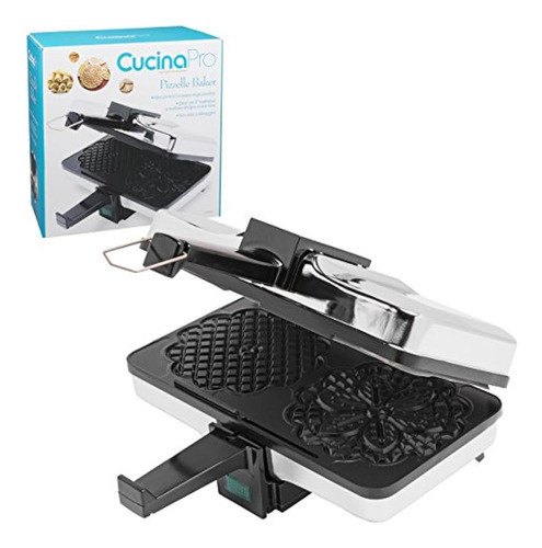 Vic_space1 Italian Pizzelle Waffle Maker - Electric Non-Stick Press For Cookies & Waffles