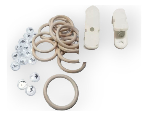 Micaela Crochet Combo Kit Argolla 88mm Cajita Sonajero Broche