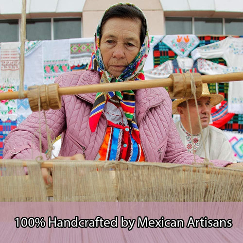 El Paso Designs Mexican Yoga Blanket Colorful Faux Serape