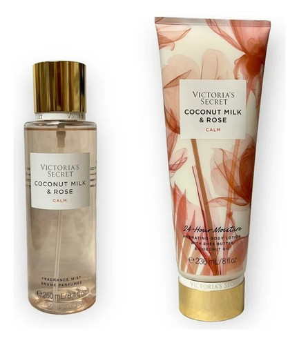 Victoria's Secret Pack Coconut Milk Rose Mist Body Lotion