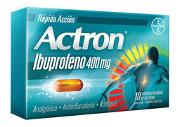 Actron 400 Mg X 10 Cápsulas - Ibuprofeno Bayer® 0