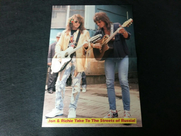 Poster Jon Bon Jovi * Richie Sambora * 40 X 28 (l010) 0