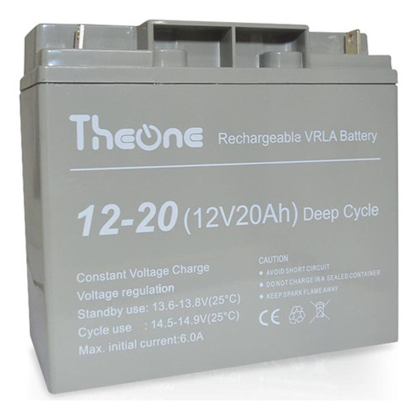 Bateria 12v 20 Amp. Agm Carga Profunda 1