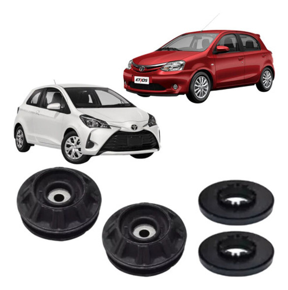 Par Coxim Amoretecedor Dianteiro Toyota Etios Yaris 0 Par Coxim Amoretecedor Dianteiro Toyota Etios Yaris 0