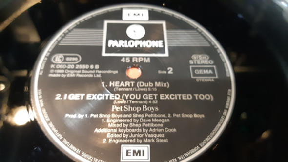 Pet Shop Boys Heart Remix Vinilo Maxi Holland 1988 Impecable 1 Pet Shop Boys Heart Remix Vinilo Maxi Holland 1988 Impecable 1