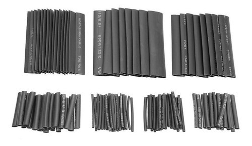 Kit Tubo Termocontraible 7 Tamaños Combo 127 Piezas 0